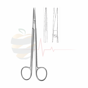 Straight Kelly Scissors 16 cm / 6 2/8"