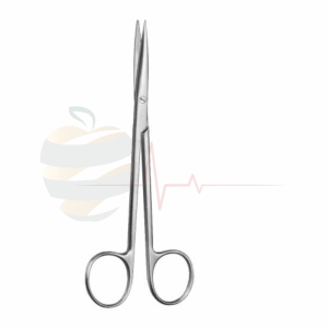 Toothed Straight Tissue Scissors 14.5 cm / 5 4/8"