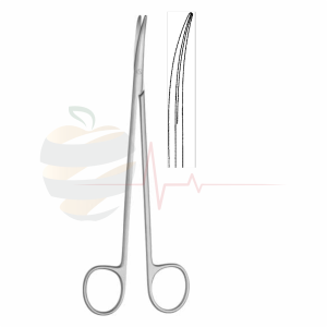 Toennis-Adson Slender Scissors 17.5 cm / 6 7/8"
