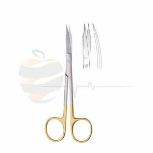 Goldman-Fox TC Curved Scissors – 13 cm / 5 1/8"