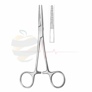 Kelly Haemostatic Forceps 14.5 cm / 5 6/8"