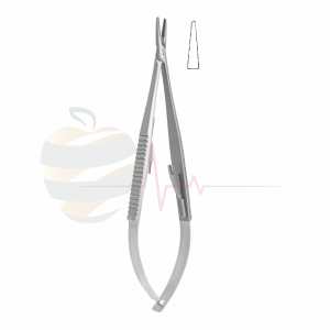 Castroviejo Micro Needle Holder – Straight (With Lock) 17 cm / 4 3/4"