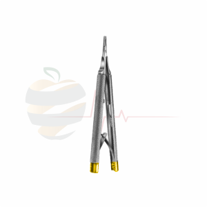 Castroviejo Needle Holder – TC Gold (With Lock) 14 cm / 4 3/4"