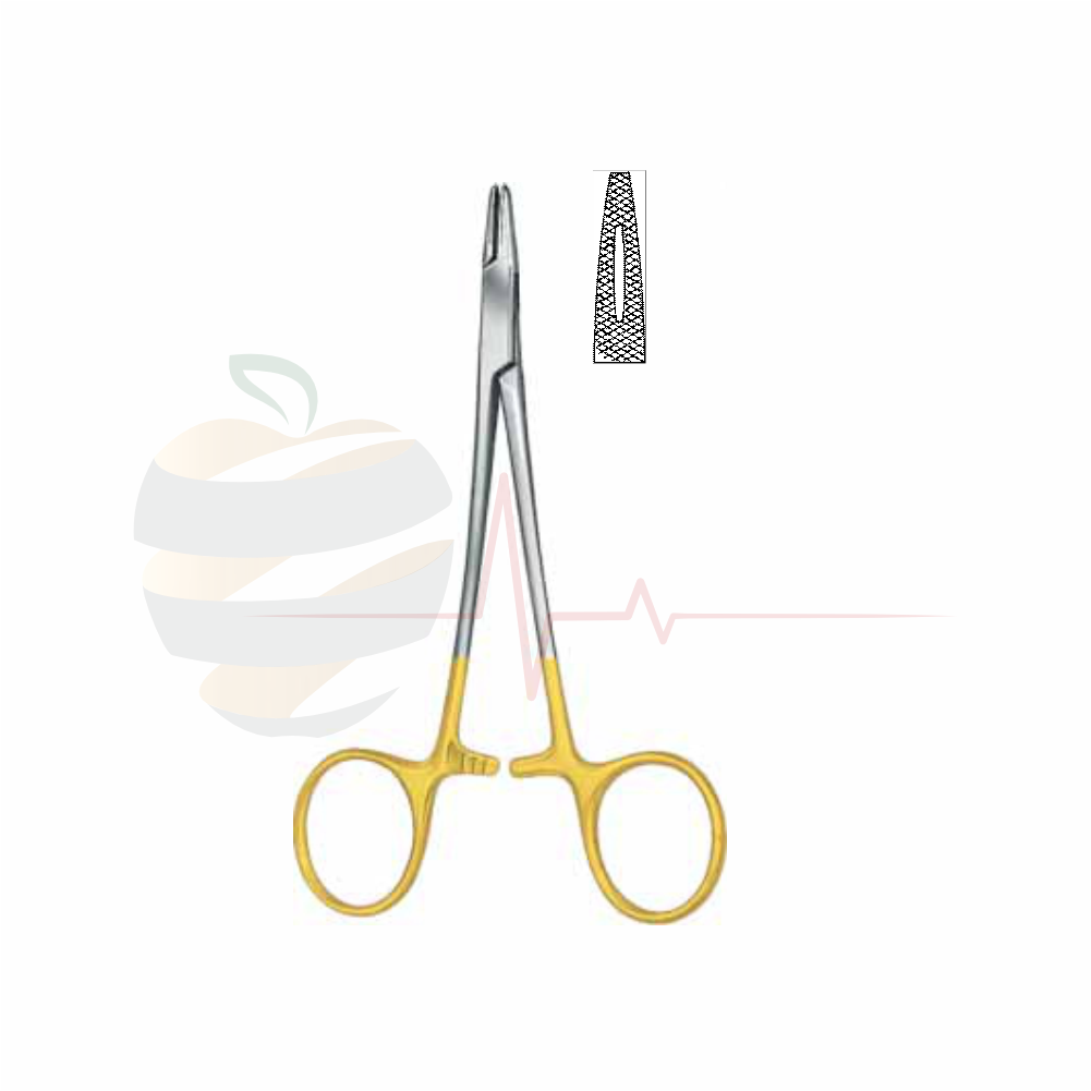 Derf Needle Holder TC Gold – Mini Profile 12 cm / 4 6/8"